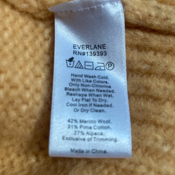 Everlane The Cloud Cardigan Papaya sz M - Picture 6 of 6